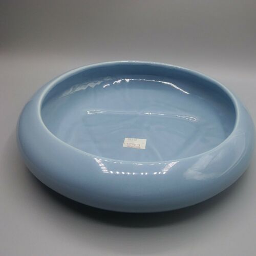 Haeger Pottery. Blue Ceramic Succulent- Flower- Bulb Shallow Pot/Planter