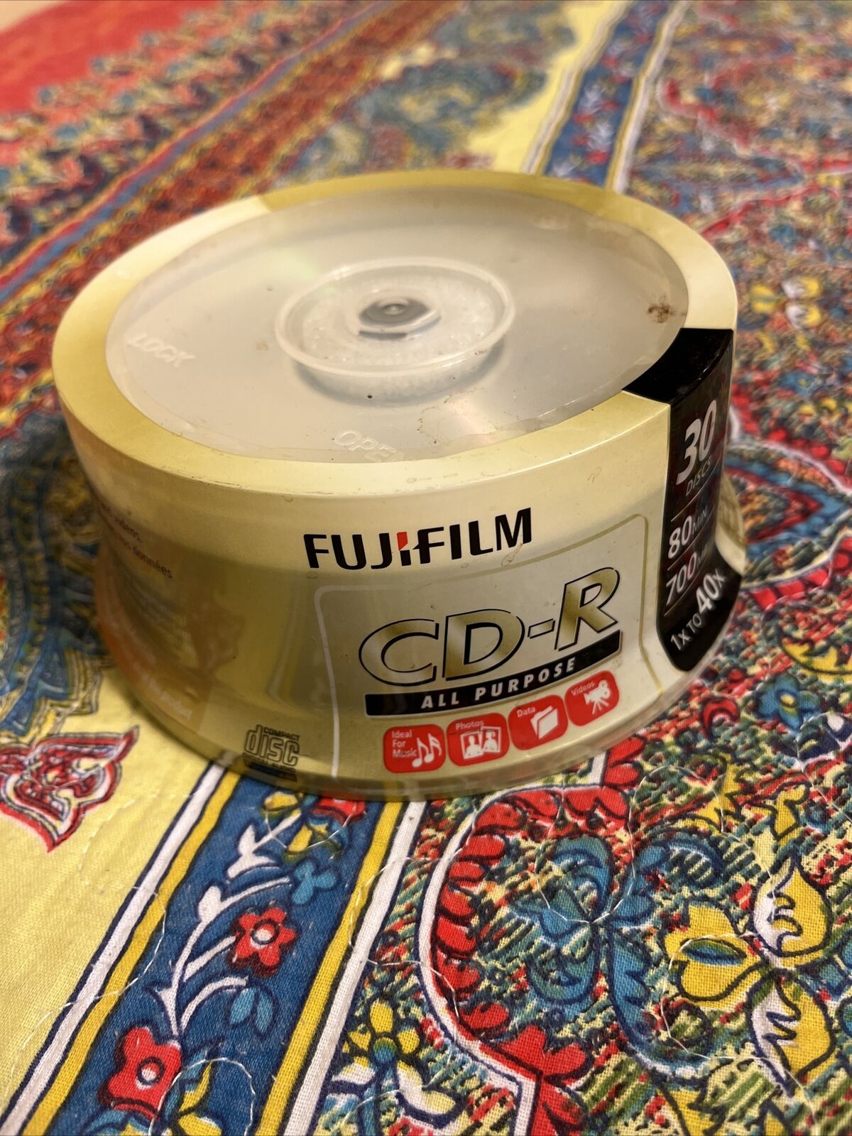 ❤️ Fujifilm Cd-r 30discs - 80min / 700mb / 1x To 40x