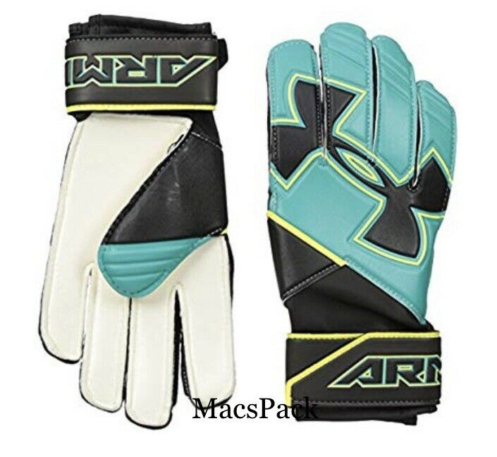 Under Armour Desafio Pro Fs Clutch Goal Keepers Gloves  Size 10 Teal Punch/black